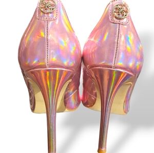 Iridescent high heels